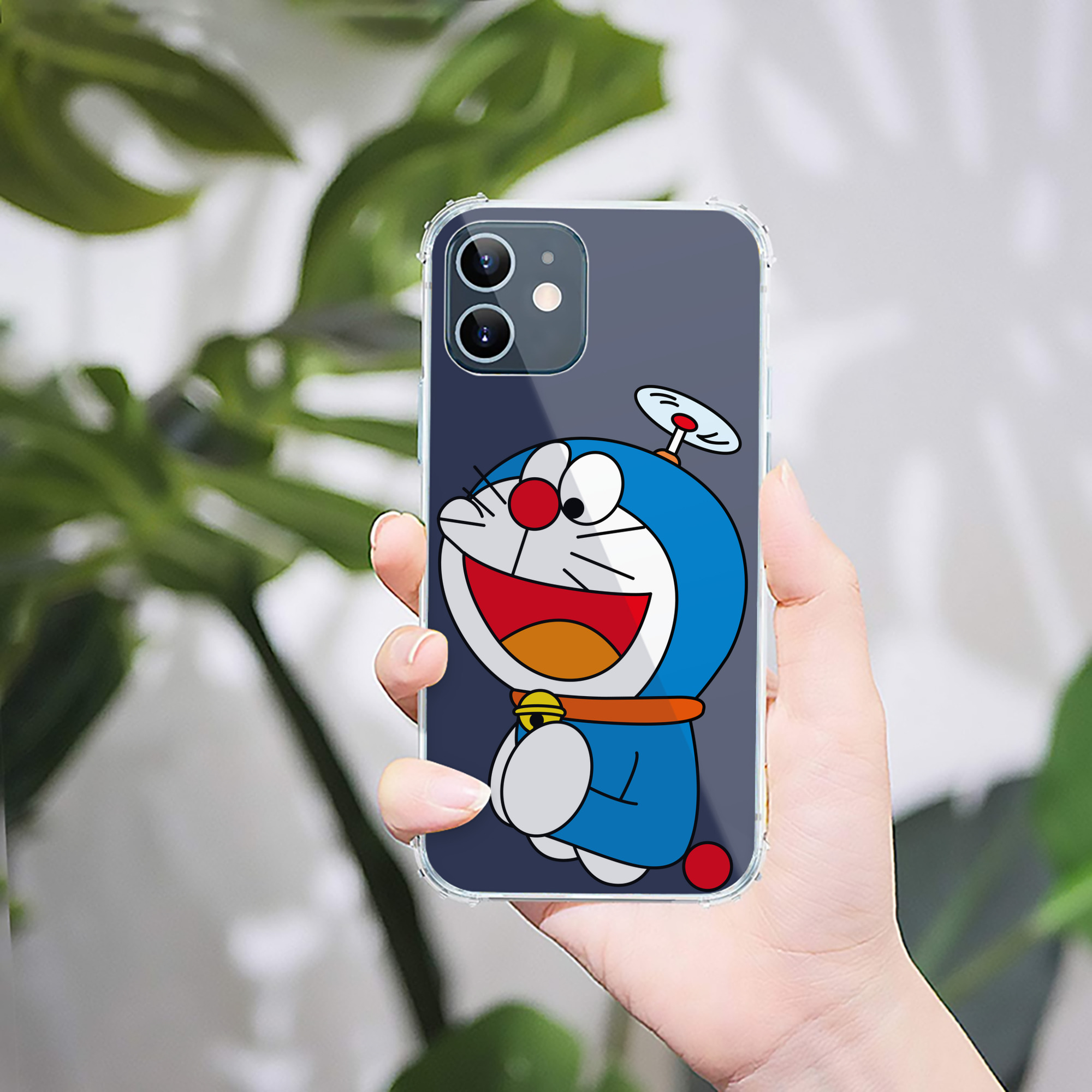 （画像用） ドラえもん Doraemon 【iPhone 12シリーズ対応】透明スマホケース（クリアソフトケース）